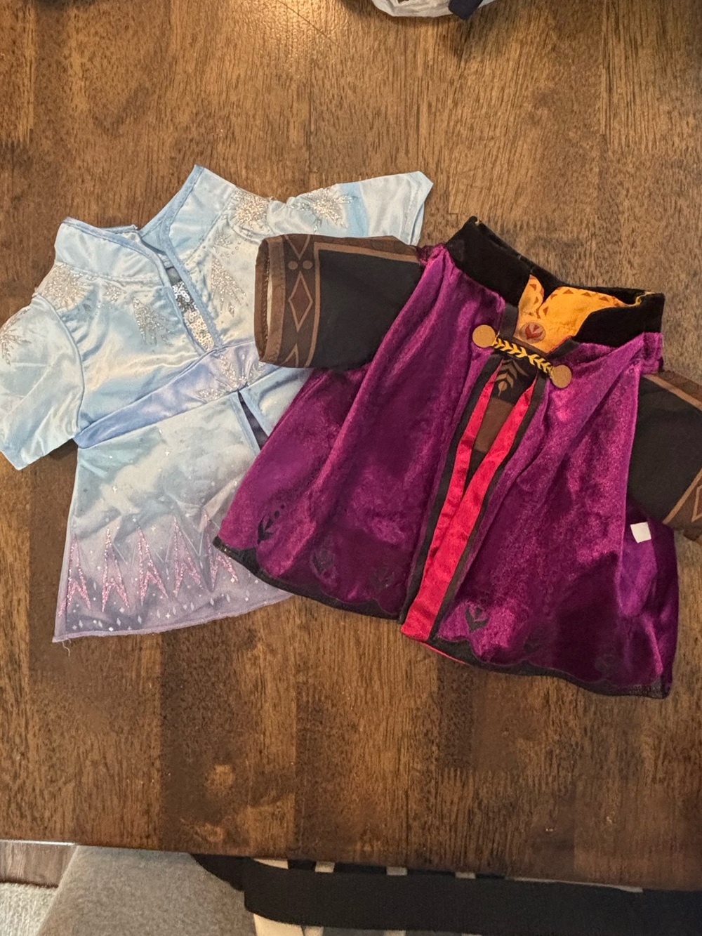 Frozen Anna and Elsa Build-a-Bear dresses